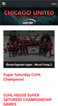 Mobile Screenshot of chicagounitedhockey.com